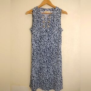 Michael Kors lace up knee-length dress